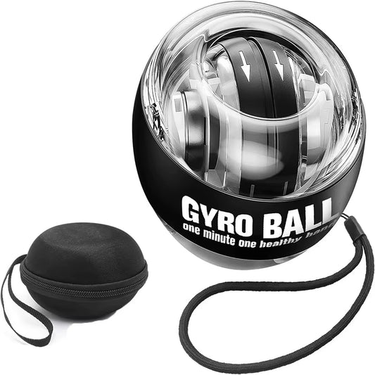 Wrist Trainer Ball Auto-Start Wrist Strengthener Gyroscopic Forearm Exerciser Gyro Ball for Strengthen Arms Fingers Wrist Bones
